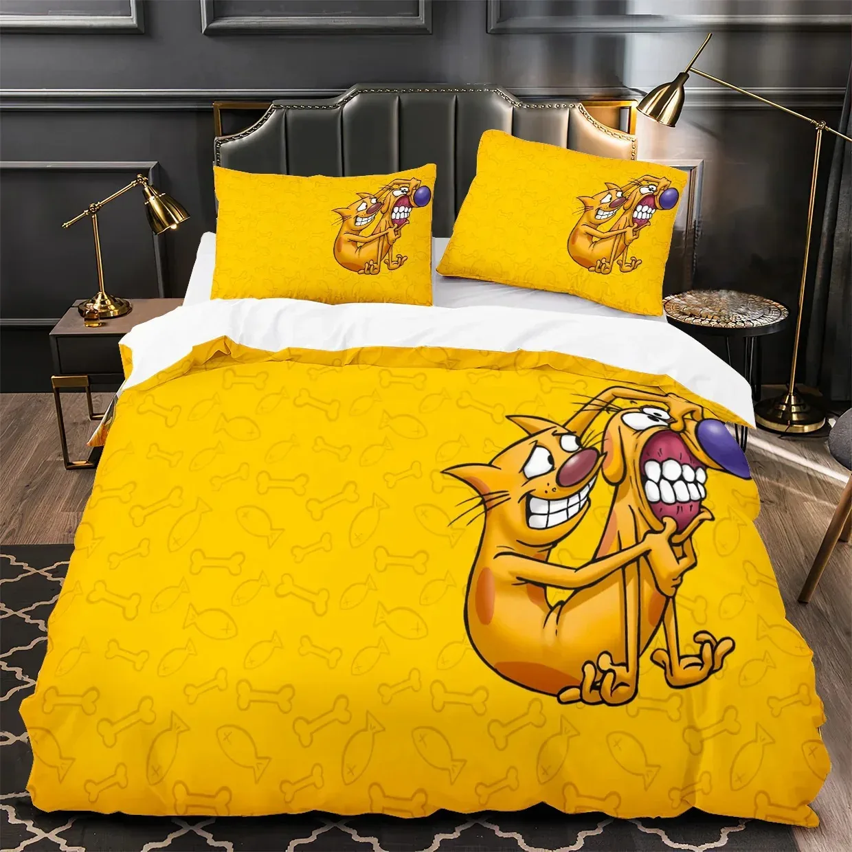 Cartoon Catdog 3D Printed Duvet Case Pillowcase Bedding Set Twin Full Queen King Size for Bedroom Decor
Cartoon Catdog 3D Printed Duvet Case Pillowcase Bedding Set Twin Full Queen King Size for Bedroom Decor
