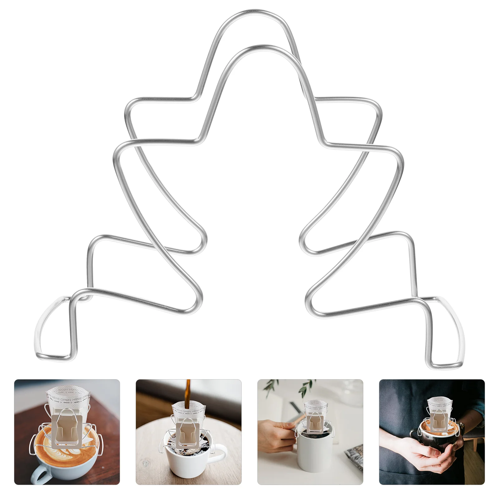 Japanese-style Coffee Rack Dripper for Home 304 Stainless Steel Filter Bag Filtering Paper
Japanese-style Coffee Rack Dripper for Home 304 Stainless Steel Filter Bag Filtering Paper