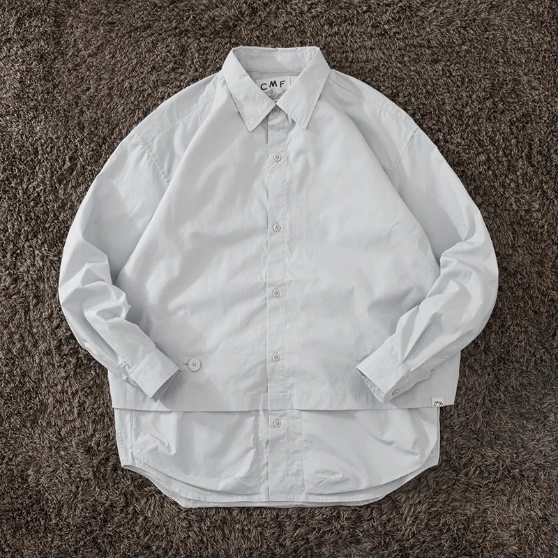 functional pure cotton large pocket shoulder satchel splicing long sleeve shirt
functional pure cotton large pocket shoulder satchel splicing long sleeve shirt