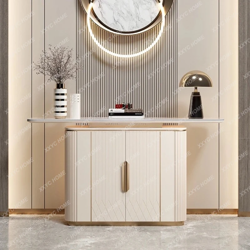 LL light luxury door cabinet rock slab partition modern simple meal side decoration against the wall
LL light luxury door cabinet rock slab partition modern simple meal side decoration against the wall