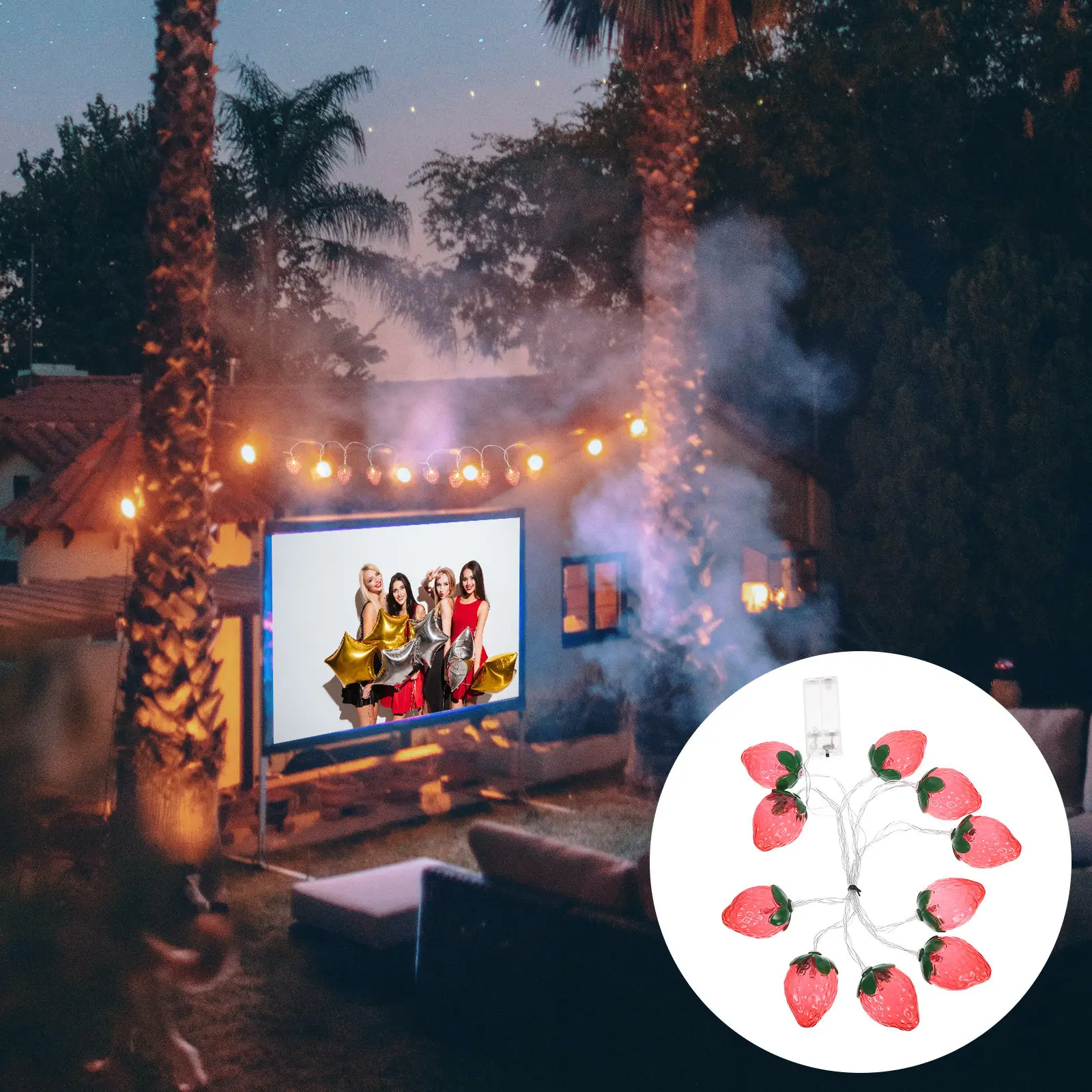 Светодиодная гирлянда в форме клубники, 2 м, портативная, водонепроницаемая, декоративная, для двора и патио
Светодиодная гирлянда в форме клубники, 2 м, портативная, водонепроницаемая, декоративная, для двора и патио