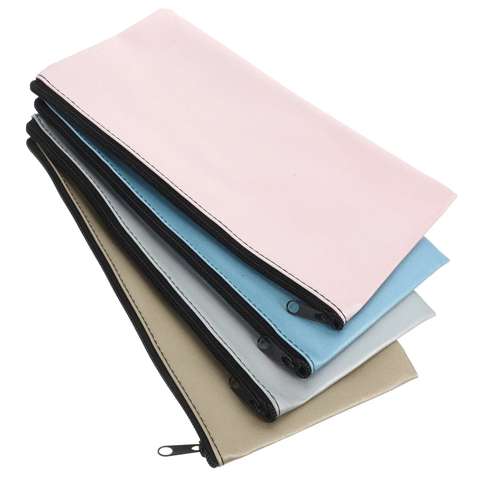 4pcs Cash Organizer with Card Slot PU Money Bag Purse Travel Storage Pouch Zipper Wallet Bills Coin Holder Folder 
4pcs Cash Organizer with Card Slot PU Money Bag Purse Travel Storage Pouch Zipper Wallet Bills Coin Holder Folder