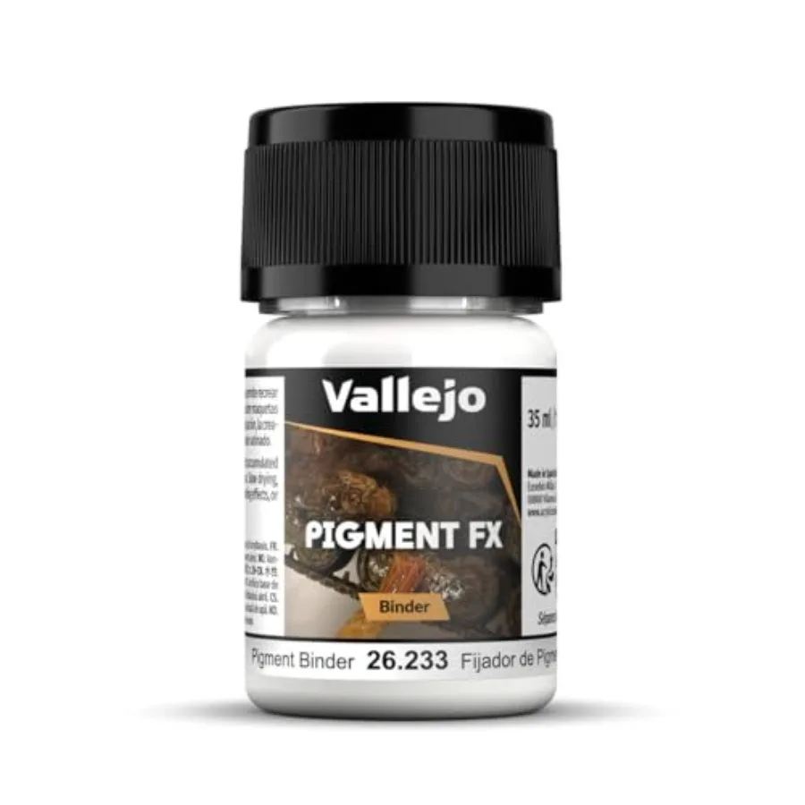 - Pigment Binder, 1.18 Fl. Oz. 35 ml Pot, Medium Pigment Fixing for Model Weathering and Hobby Building
- Pigment Binder, 1.18 Fl. Oz. 35 ml Pot, Medium Pigment Fixing for Model Weathering and Hobby Building