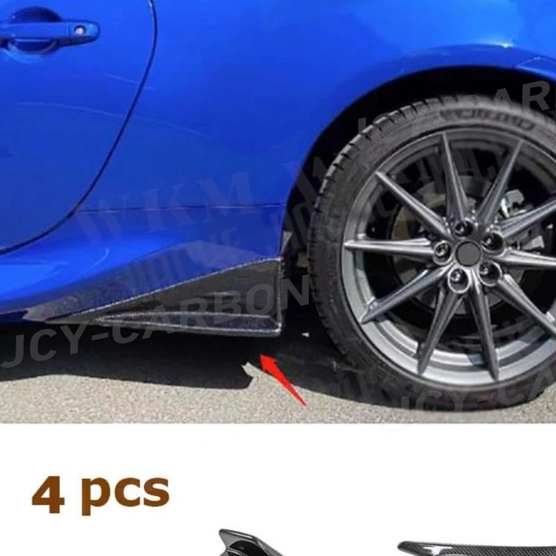 JCYECF 4pcs/set Carbon Fiber Rear Bumper Splitters Rear Side Skirts Splitters Flaps Apron for Toyota GR86 Subaru BRZ 2021+ FRP
JCYECF 4pcs/set Carbon Fiber Rear Bumper Splitters Rear Side Skirts Splitters Flaps Apron for Toyota GR86 Subaru BRZ 2021+ FRP