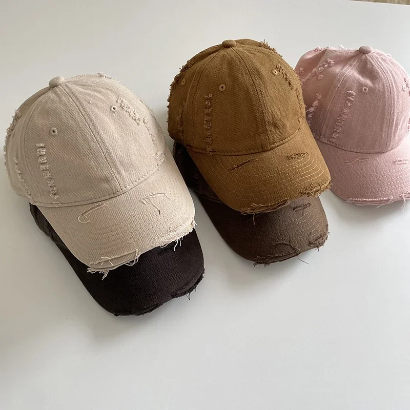 Toddler Baseball Cap Chic Washed Cotton Parent Kids Sun Hats For Boy Girl Spring Summer do Old Hole Snapback Baby Hat
Toddler Baseball Cap Chic Washed Cotton Parent Kids Sun Hats For Boy Girl Spring Summer do Old Hole Snapback Baby Hat