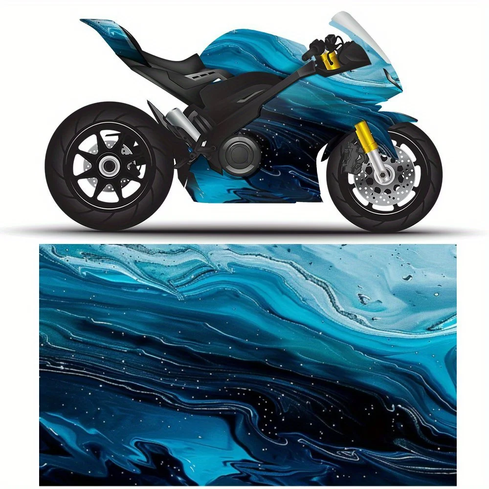 2 шт. зеленая и синяя и черная краска, самоклеящаяся наклейка из ПВХ для мотоцикла, пленка для кузова мотоцикла, подходит для большинства двигателей
2 шт. зеленая и синяя и черная краска, самоклеящаяся наклейка из ПВХ для мотоцикла, пленка для кузова мотоцикла, подходит для большинства двигателей