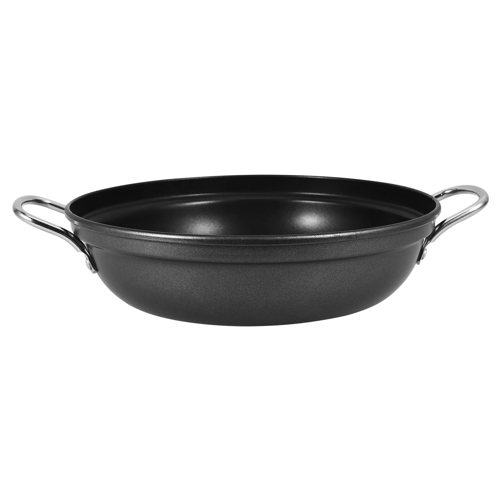 Large Capacity Pot 24cm Black Iron Wok Double Handle Cooking Tool Korean Ramen Pot Easy Clean Sturdy Design
Large Capacity Pot 24cm Black Iron Wok Double Handle Cooking Tool Korean Ramen Pot Easy Clean Sturdy Design