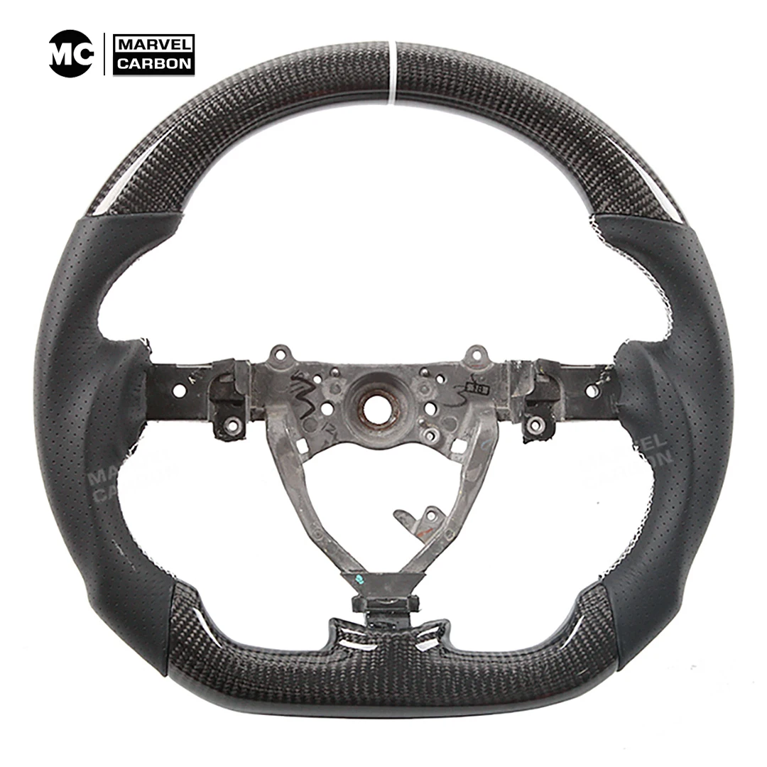 Real Carbon Fiber Customized Steering Wheel Compatible for Toyota Highlander Sienna Perforated leather No Airbag
Real Carbon Fiber Customized Steering Wheel Compatible for Toyota Highlander Sienna Perforated leather No Airbag