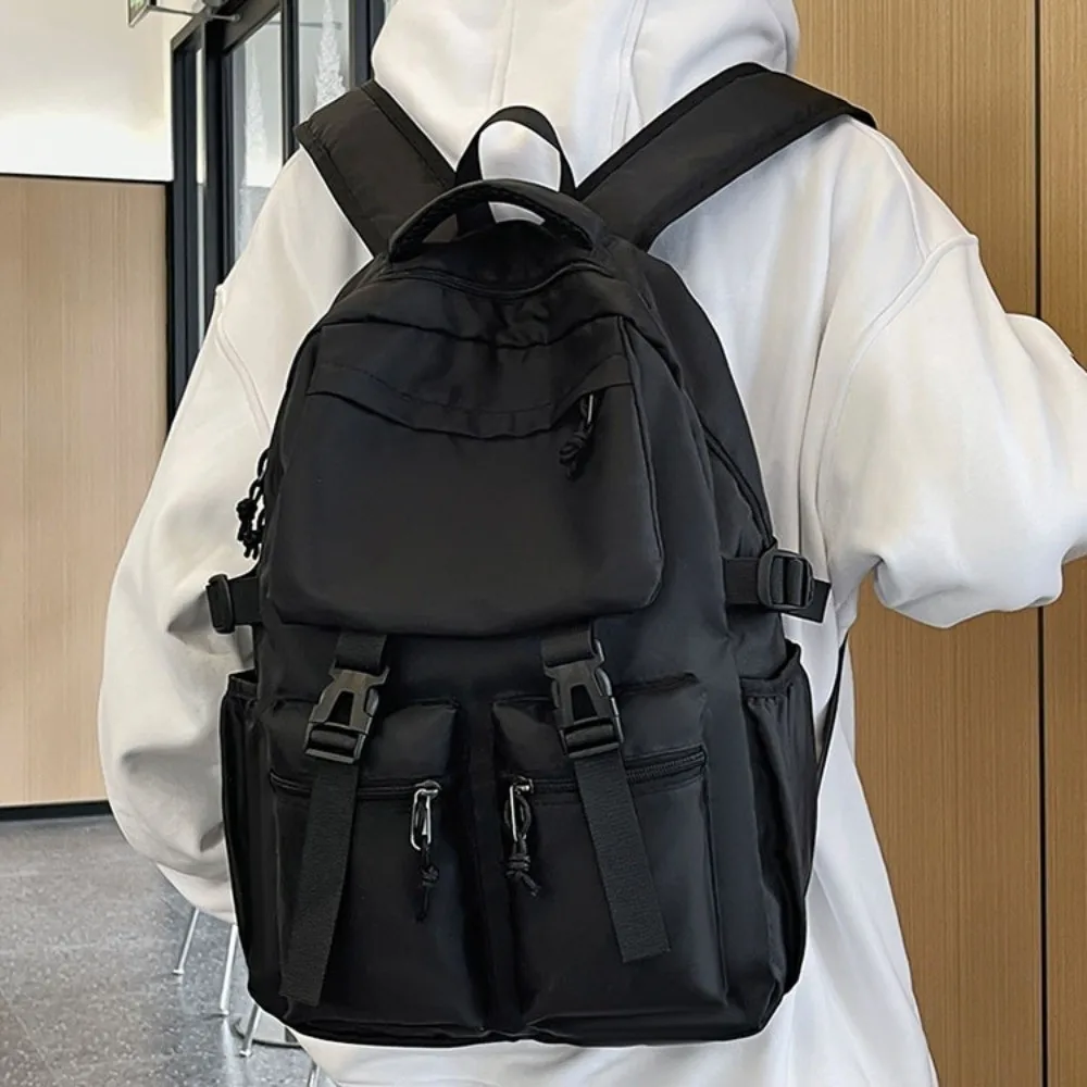 Модный вместительный холщовый рюкзак в стиле Харадзюку с множеством карманов, школьная сумка для студентов, однотонная сумка на плечо в японском стиле, подарки
Модный вместительный холщовый рюкзак в стиле Харадзюку с множеством карманов, школьная сумка для студентов, однотонная сумка на плечо в японском стиле, подарки