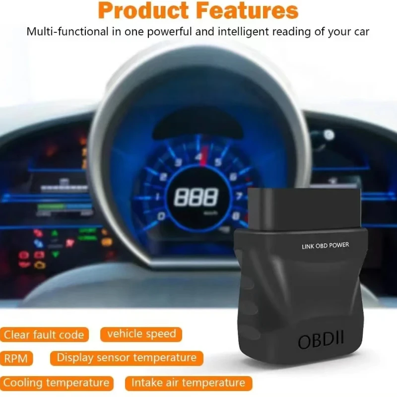 Профессиональный беспроводной сканер OBD2 — автоматический считыватель кодов для проверки освещения двигателя и диагностики автомобилей 
Профессиональный беспроводной сканер OBD2 — автоматический считыватель кодов для проверки освещения двигателя и диагностики автомобилей