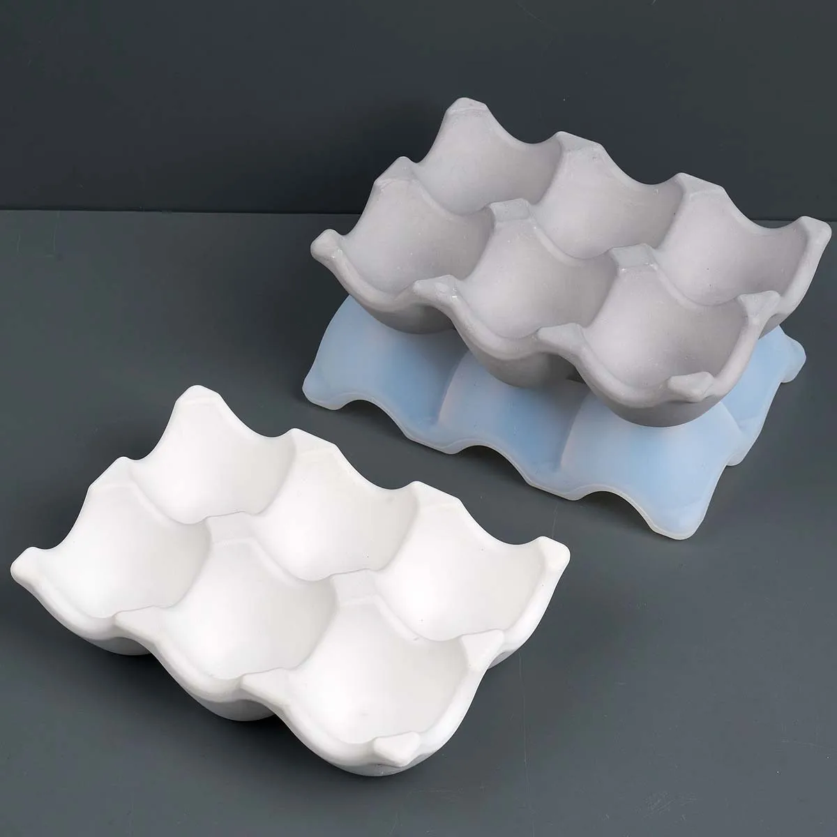 6-Compartment Egg Holder Silicone Mold DIY Jewelry Staorage Box Casting Molds Plaster Resin Craft Making Home Decor Supplies
6-Compartment Egg Holder Silicone Mold DIY Jewelry Staorage Box Casting Molds Plaster Resin Craft Making Home Decor Supplies
