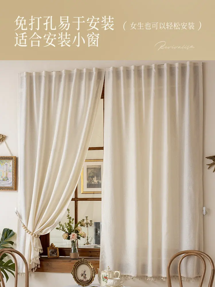 Magic Adhesive Window Curtains - No Drill Sheer Privacy Curtains for Kitchen, Balcony, Bay Window | Easy Install Light Filtering
Magic Adhesive Window Curtains - No Drill Sheer Privacy Curtains for Kitchen, Balcony, Bay Window | Easy Install Light Filtering