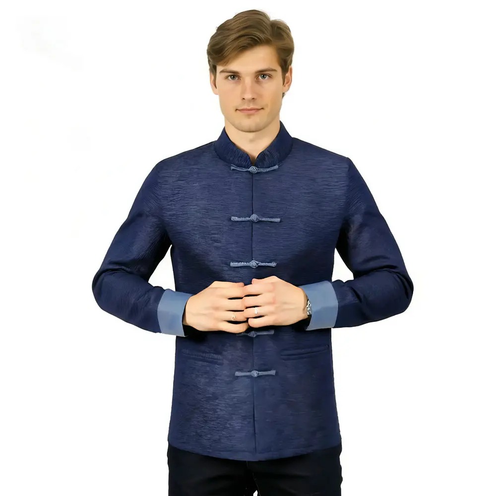 Old Money Style Men Crinkled Cotton-Padded Jacket Low-key Quilted Coat Blue Coffee Black Roll-up Cuffs Oriental Outerwear 2025
Old Money Style Men Crinkled Cotton-Padded Jacket Low-key Quilted Coat Blue Coffee Black Roll-up Cuffs Oriental Outerwear 2025