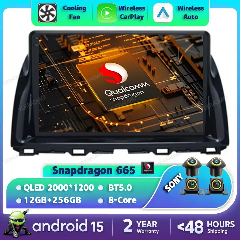 Android 15 Qualcomm Car Radio For Mazda CX5 CX-5 CX 5 2012 - 2015 Multimedia Stereo Viedo Player Head Unit 4G WIFI GPS NAVI QLED
Android 15 Qualcomm Car Radio For Mazda CX5 CX-5 CX 5 2012 - 2015 Multimedia Stereo Viedo Player Head Unit 4G WIFI GPS NAVI QLED