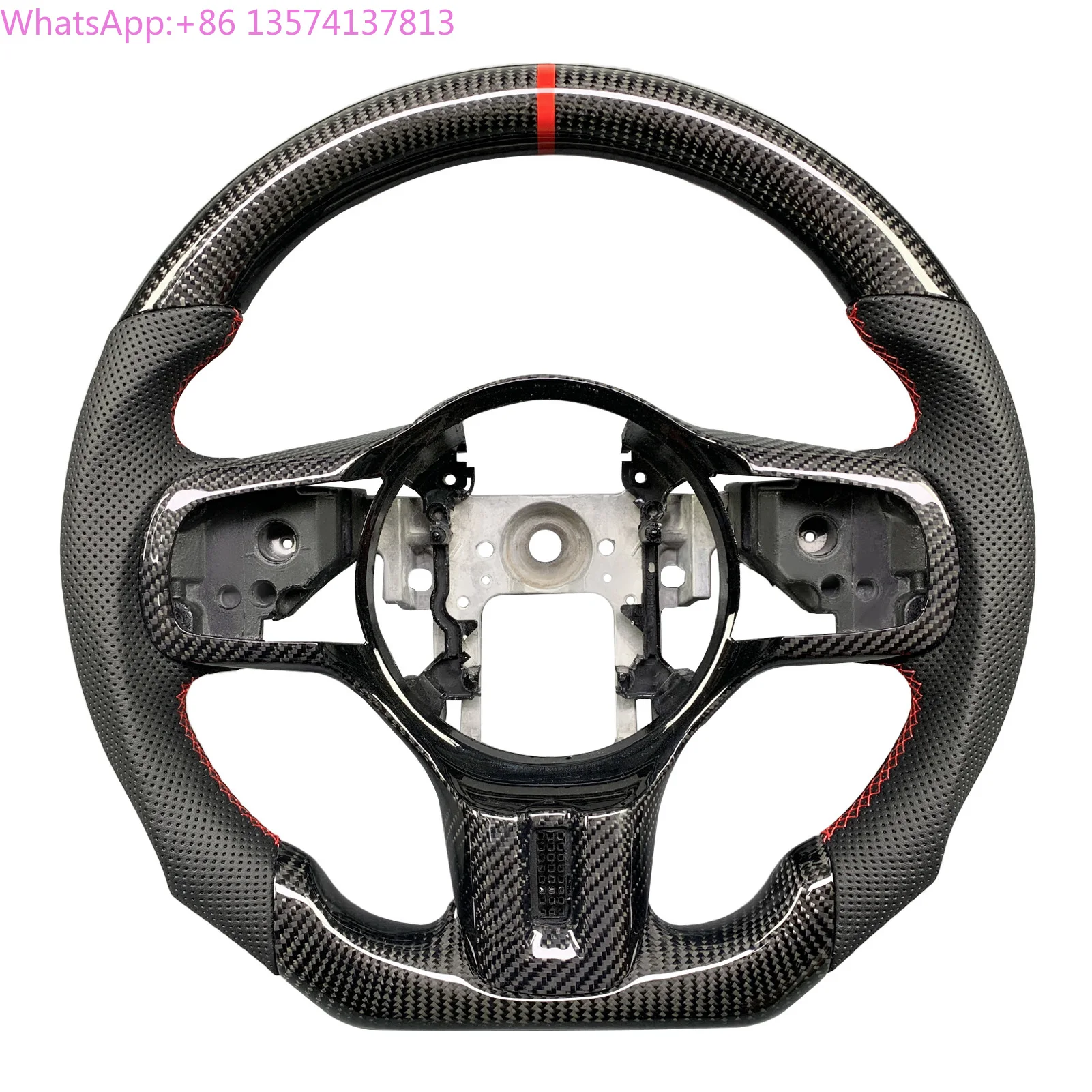 For Mitsubishi Lancer Evolution Final Edition X FQ-400 Customized 100% Real Carbon Fiber Perforated Leather Steering Wheel
For Mitsubishi Lancer Evolution Final Edition X FQ-400 Customized 100% Real Carbon Fiber Perforated Leather Steering Wheel