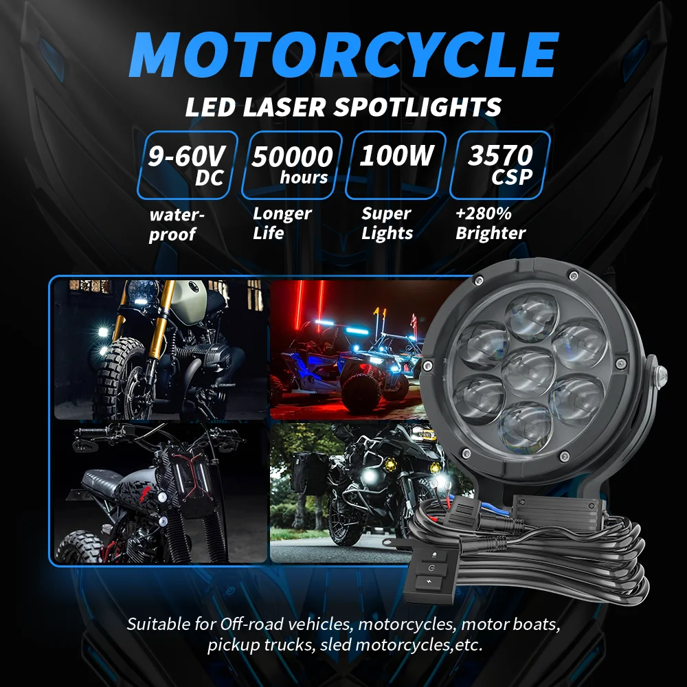 Motorcycle External Fog Light headlight White LED Driving Lights For Motorbike BMW R1200GS F800GS Spotlights
Motorcycle External Fog Light headlight White LED Driving Lights For Motorbike BMW R1200GS F800GS Spotlights