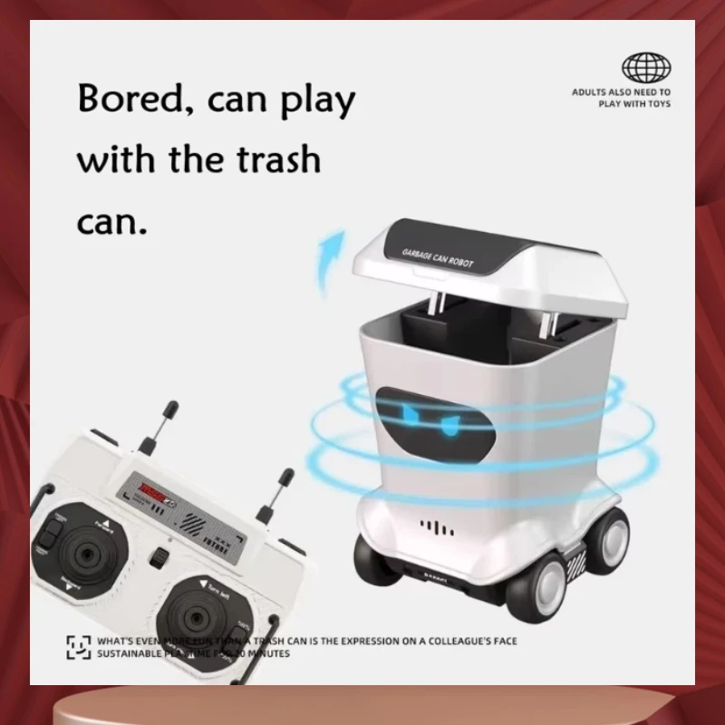 Fully Proportional Mini Remote Control Trash Can Desktop Creative Toy Control Remote Control Car Ornament Boys Holiday Gifts
Fully Proportional Mini Remote Control Trash Can Desktop Creative Toy Control Remote Control Car Ornament Boys Holiday Gifts