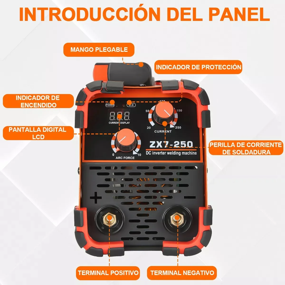 ZX7-250 Inverter DC Welding Machine 220V 110V Single Voltage Manual Welding Machine Welding Kit for Household Electricians
ZX7-250 Inverter DC Welding Machine 220V 110V Single Voltage Manual Welding Machine Welding Kit for Household Electricians