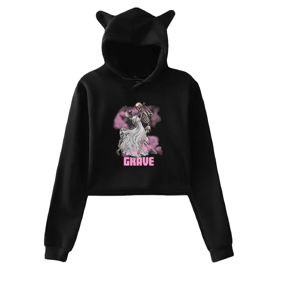 Nessa Barrett Merch Cat Cropped Hoodies Women/Girl Hooded Crop Tops Loose Sweatshirt Hooded Sweater
Nessa Barrett Merch Cat Cropped Hoodies Women/Girl Hooded Crop Tops Loose Sweatshirt Hooded Sweater
