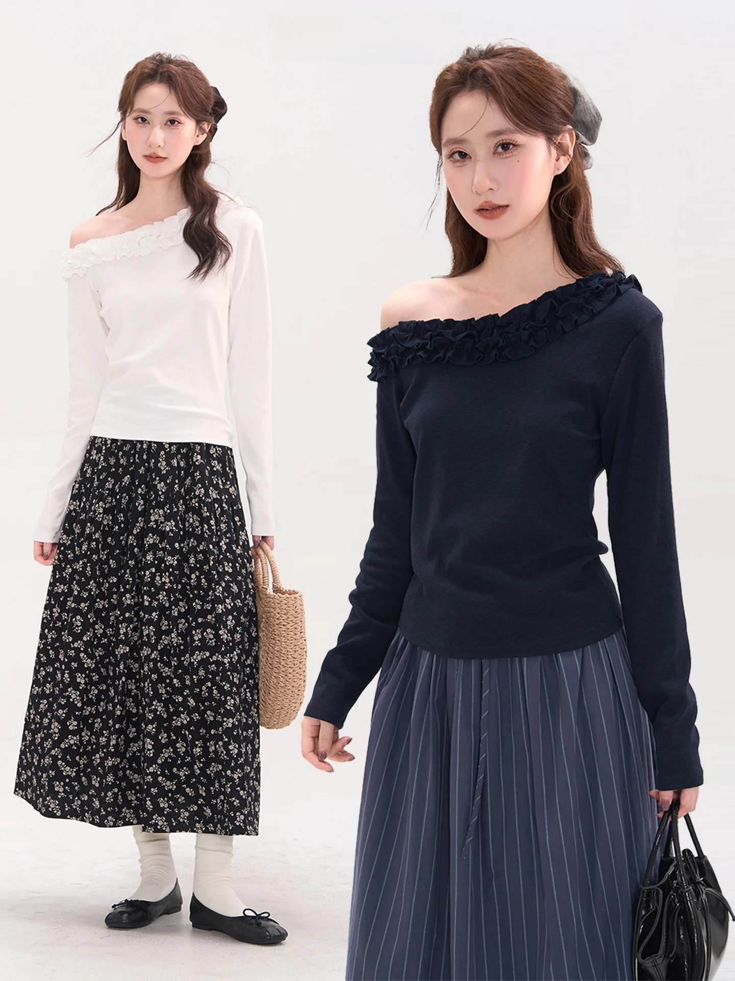 Basic Versatile Floral Trim oulder Long Sve T-irt Women's Autumn Commute Slimming Top Casual Sle Regular Sve Length
Basic Versatile Floral Trim oulder Long Sve T-irt Women's Autumn Commute Slimming Top Casual Sle Regular Sve Length