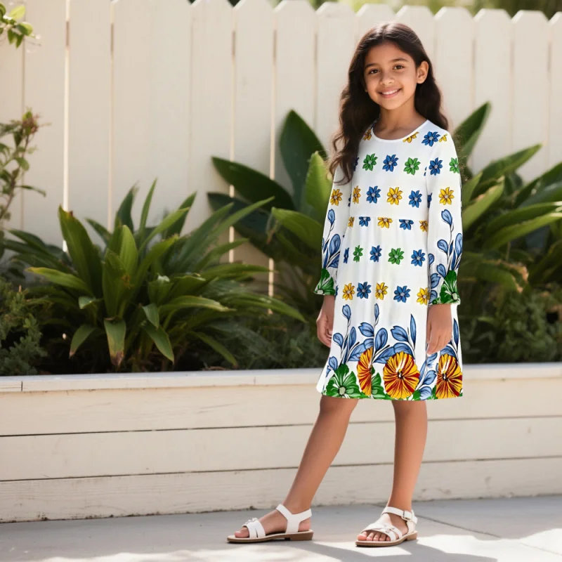 2025Hot Selling Fashion Hits Floral Element Gentle Long Sleeve Positioning Print Dress
2025Hot Selling Fashion Hits Floral Element Gentle Long Sleeve Positioning Print Dress