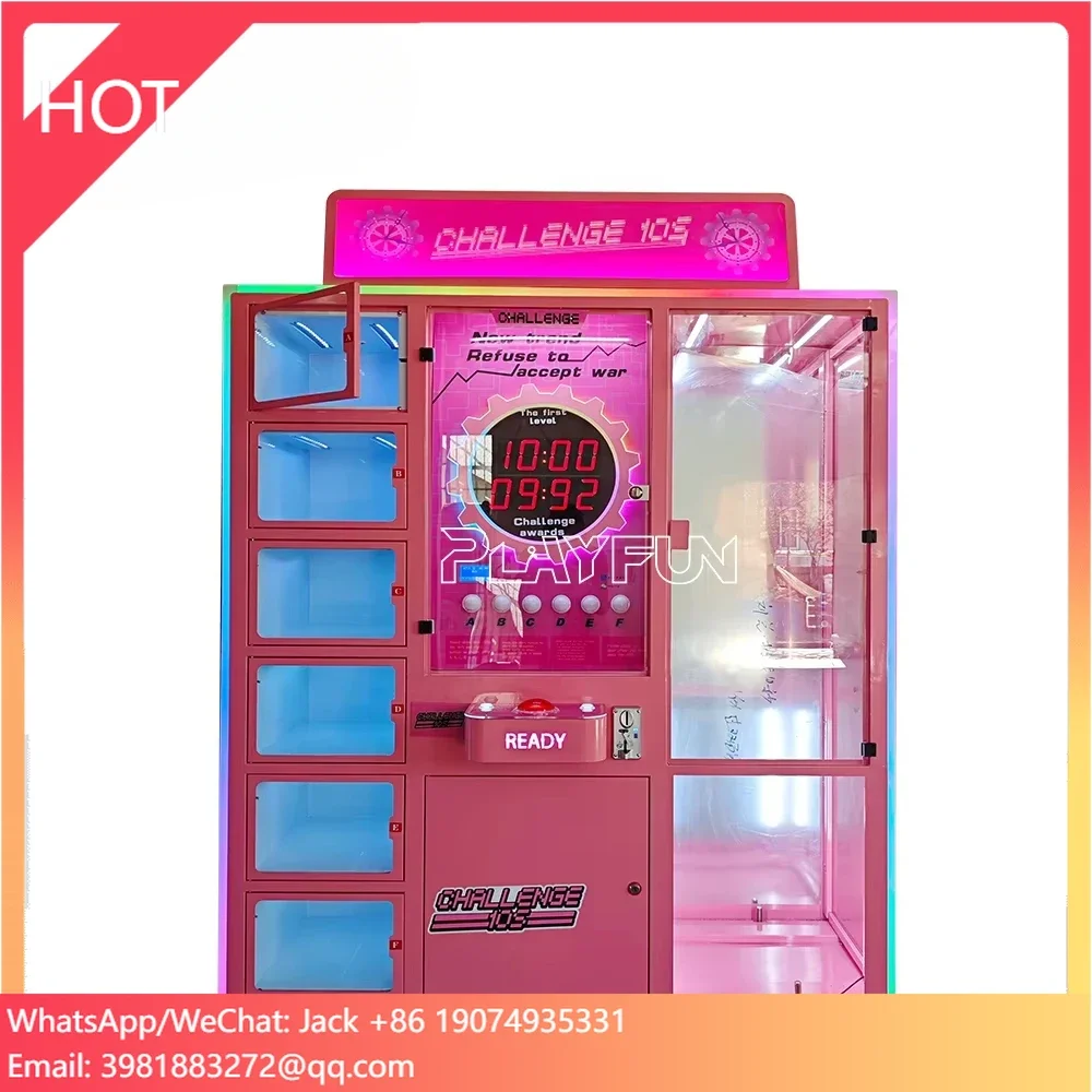 Hot Sale 10-Second Challenge Children's Coin-Operated Game Machine Prize Vending Game for Gifts and Prizes
Hot Sale 10-Second Challenge Children's Coin-Operated Game Machine Prize Vending Game for Gifts and Prizes