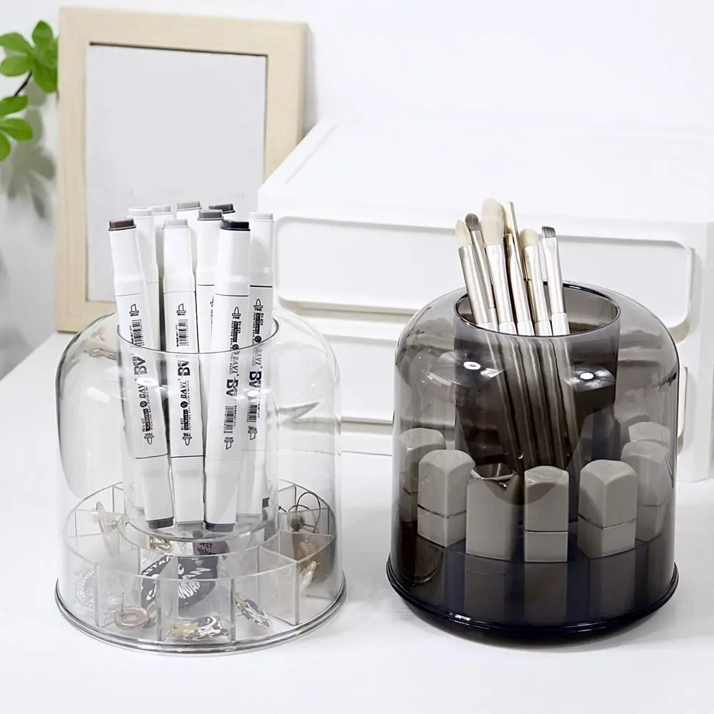 Transparent Cosmetics Rotary Storage Box Large Capacity Plastic Makeup Storage Rack Rotatable Lipstick Compartment Organizer
Transparent Cosmetics Rotary Storage Box Large Capacity Plastic Makeup Storage Rack Rotatable Lipstick Compartment Organizer