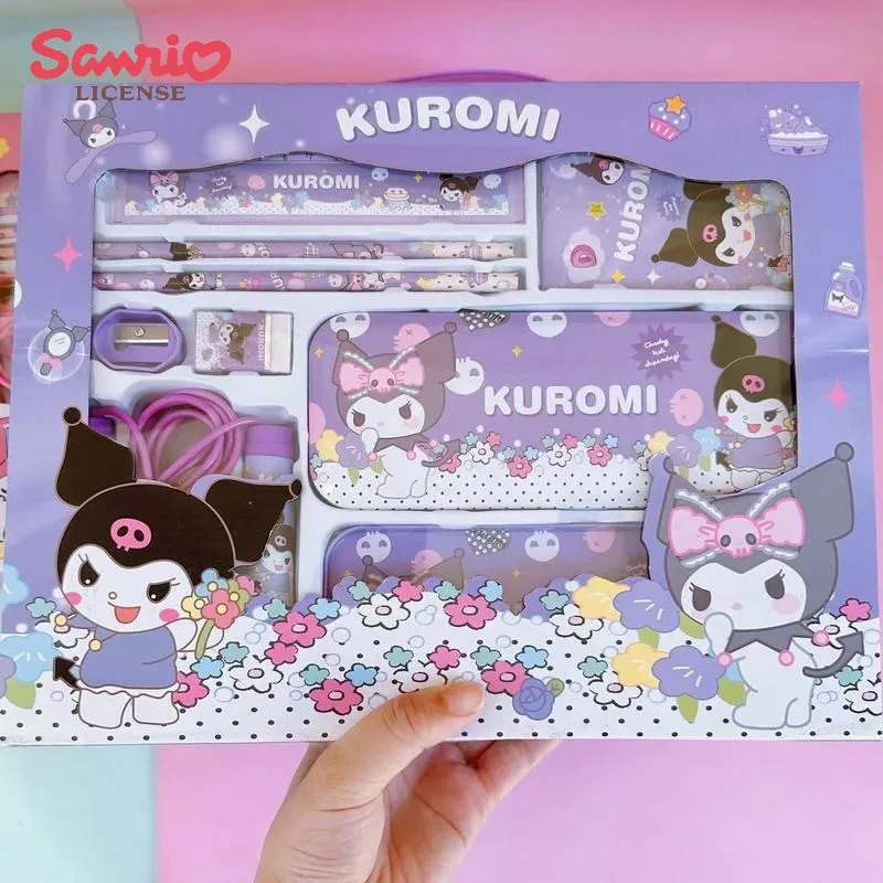 6-Pcs/Set Sanrio Melody Kuromi Metal Pencil Case Ruler Skipping Rope Sharpener Eraser Stationery Set Children'S Gifts Learning
6-Pcs/Set Sanrio Melody Kuromi Metal Pencil Case Ruler Skipping Rope Sharpener Eraser Stationery Set Children'S Gifts Learning