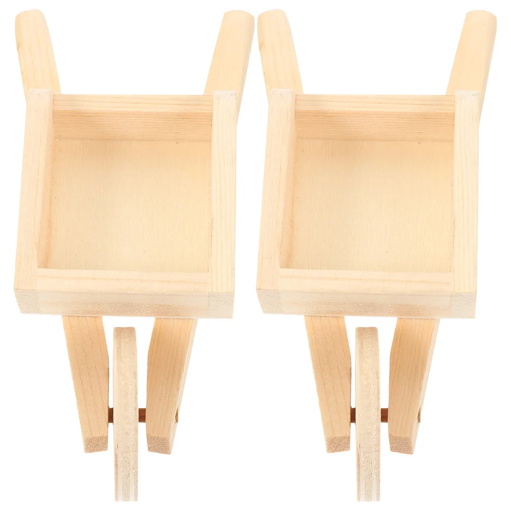 2 Pcs Mini Stroller Cart Wheelbarrows Toy Miniature Toys House Models Outdoor Wood
2 Pcs Mini Stroller Cart Wheelbarrows Toy Miniature Toys House Models Outdoor Wood