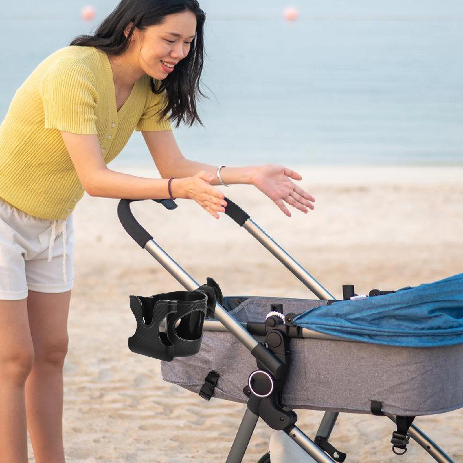Universal Baby Stroller Cup Holder Smooth Rounded ABS Material Bike Pushchair Organizer Bottle Suitable Water Phone Beverage
Universal Baby Stroller Cup Holder Smooth Rounded ABS Material Bike Pushchair Organizer Bottle Suitable Water Phone Beverage