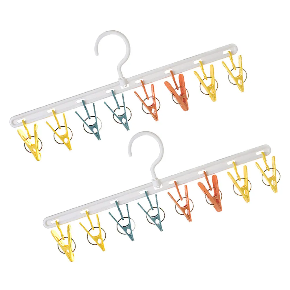 2 Pcs Plastic Hangers for Closet Home Hat Storage Clip Clothes Drying Clamp Multipurpose Tidy Space Saver Hat Rack ganizers
2 Pcs Plastic Hangers for Closet Home Hat Storage Clip Clothes Drying Clamp Multipurpose Tidy Space Saver Hat Rack ganizers