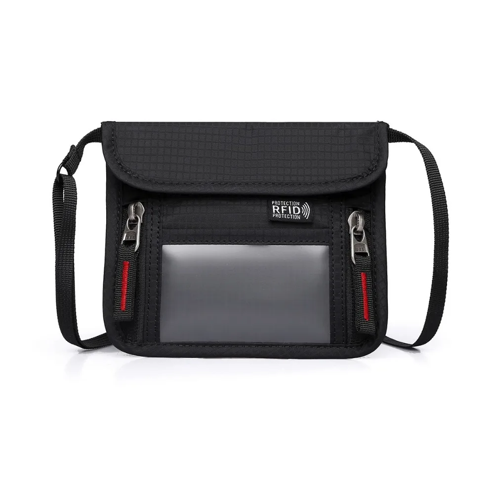 Nylon Travel Passport Bag Anti-theft Large Capacity Neck Hanging Document Bag Multi-Pockets RFID Blocking ID Card Holder
Nylon Travel Passport Bag Anti-theft Large Capacity Neck Hanging Document Bag Multi-Pockets RFID Blocking ID Card Holder