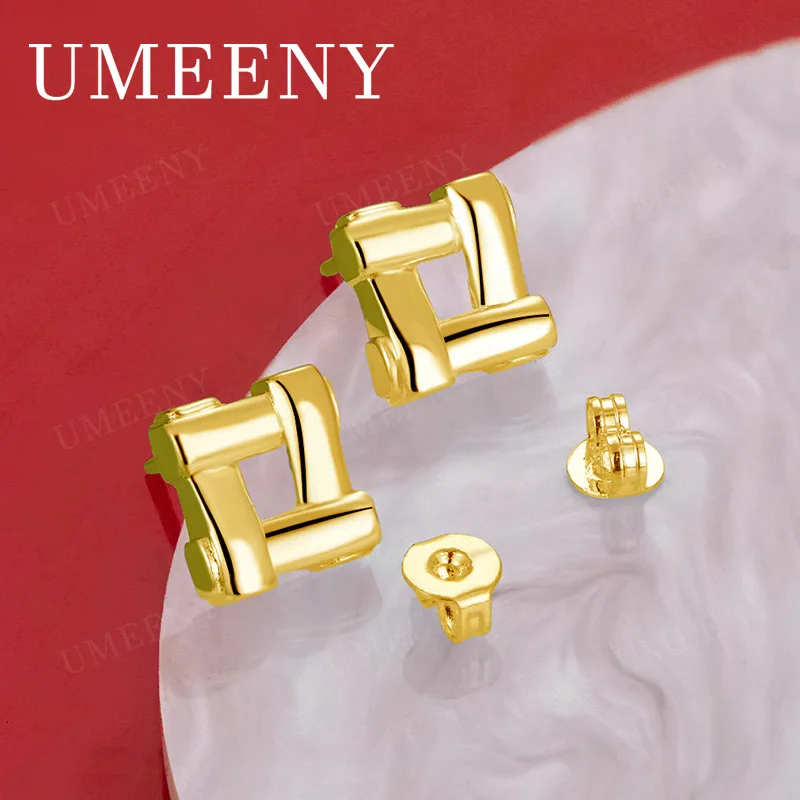925 Sterling Silver 18K Gold Delicate Square Earrings, Fashionable Gift for Women, Wedding Party Accessories, Jewelry
925 Sterling Silver 18K Gold Delicate Square Earrings, Fashionable Gift for Women, Wedding Party Accessories, Jewelry