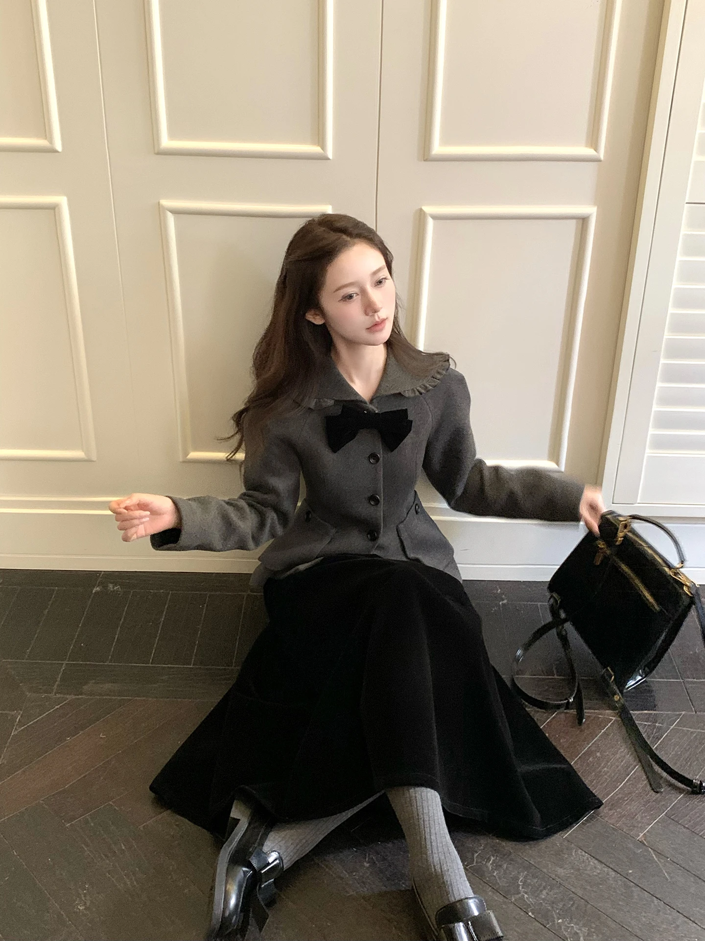 Peacola Winter Thiened Woolen Coat Special Tailoring Slimming Waist Design College Sle Women's Outerwear Sweet Sle
Peacola Winter Thiened Woolen Coat Special Tailoring Slimming Waist Design College Sle Women's Outerwear Sweet Sle