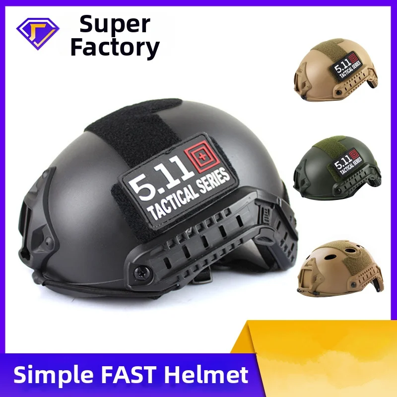 Lightweight Impact Resistant FAST Tactical Helmet, Protective Headgear for CS Gaming, Training, Rescue, Cycling & Mountaineering
Lightweight Impact Resistant FAST Tactical Helmet, Protective Headgear for CS Gaming, Training, Rescue, Cycling & Mountaineering