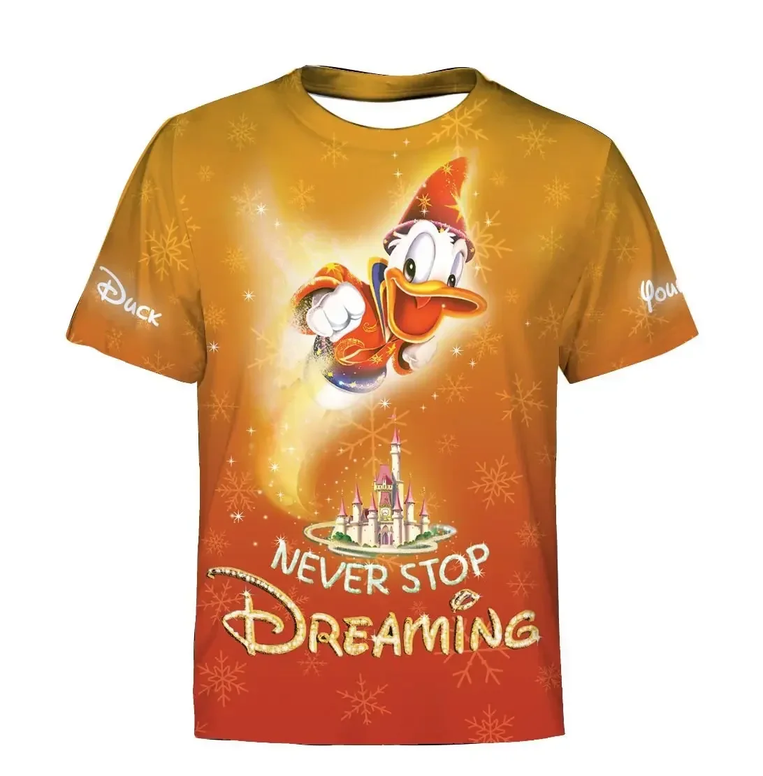 New Donald Duck 3D Printed Street Wear Men's and Women's Fashionable T-shirt Round Neck Pullover Men's Short Sleeved T-shirt
New Donald Duck 3D Printed Street Wear Men's and Women's Fashionable T-shirt Round Neck Pullover Men's Short Sleeved T-shirt