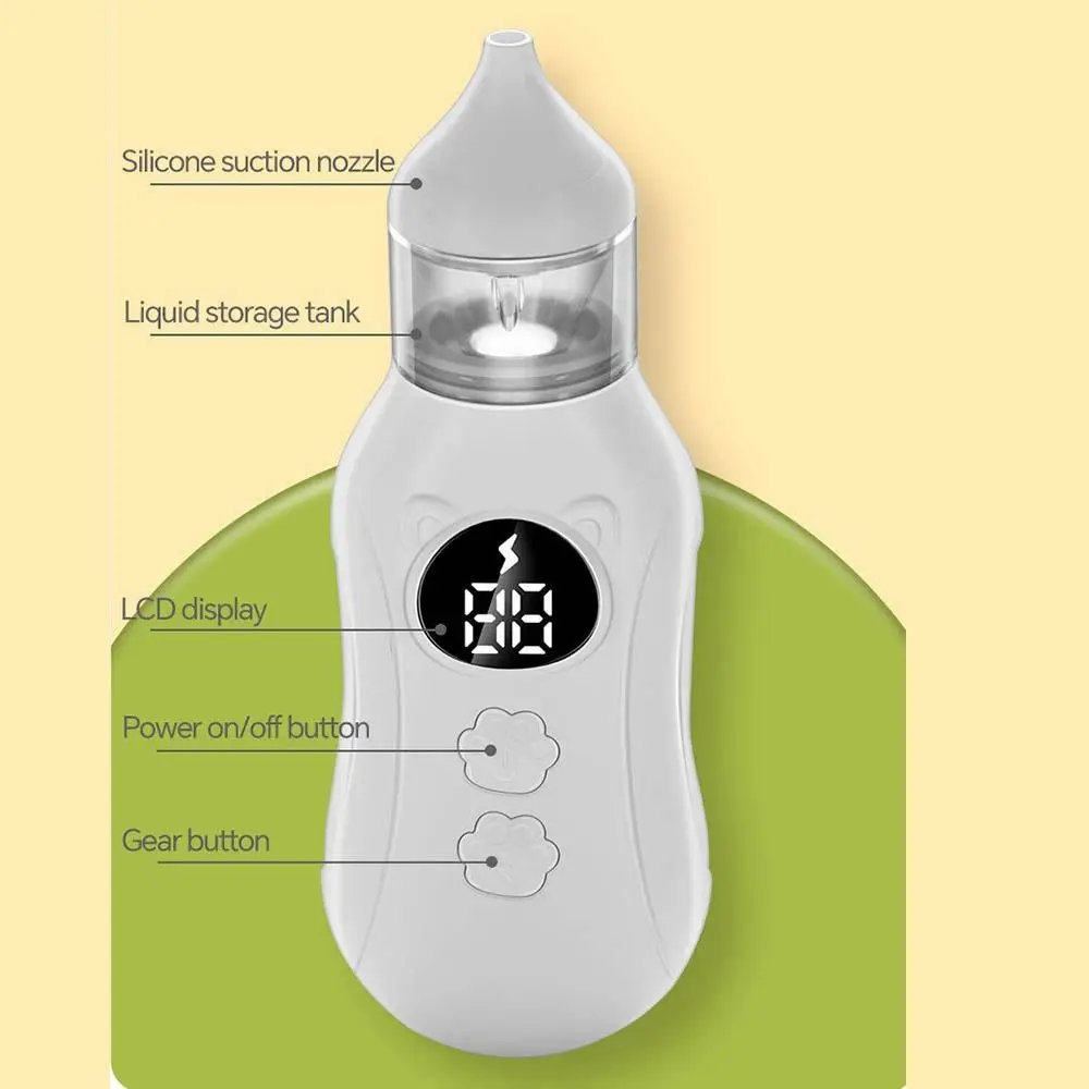 Перезаряжаемый электрический назальный аспиратор для младенцев с 9 уровнями всасывания, 2 силиконовыми насадками, для новорожденных, отсасыватель с защитой от обратного потока
Перезаряжаемый электрический назальный аспиратор для младенцев с 9 уровнями всасывания, 2 силиконовыми насадками, для новорожденных, отсасыватель с защитой от обратного потока