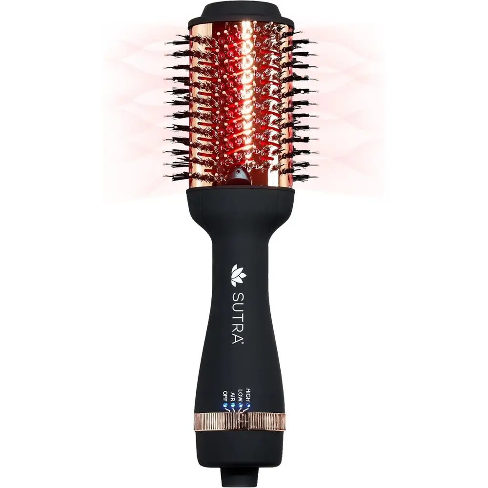 3 Round Infrared Ionic Dryer Brush - All-in-One Styling Tool for All Hair Types - Professional Blowout Hot Air Volumizer
3 Round Infrared Ionic Dryer Brush - All-in-One Styling Tool for All Hair Types - Professional Blowout Hot Air Volumizer