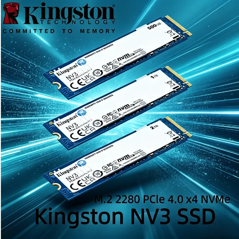 SSD Kingston NV3 High Performance PCIe Gen4 x4 M.2 SSD 500GB 1TB 2TB Internal Disk For Gaming Laptop PC
SSD Kingston NV3 High Performance PCIe Gen4 x4 M.2 SSD 500GB 1TB 2TB Internal Disk For Gaming Laptop PC