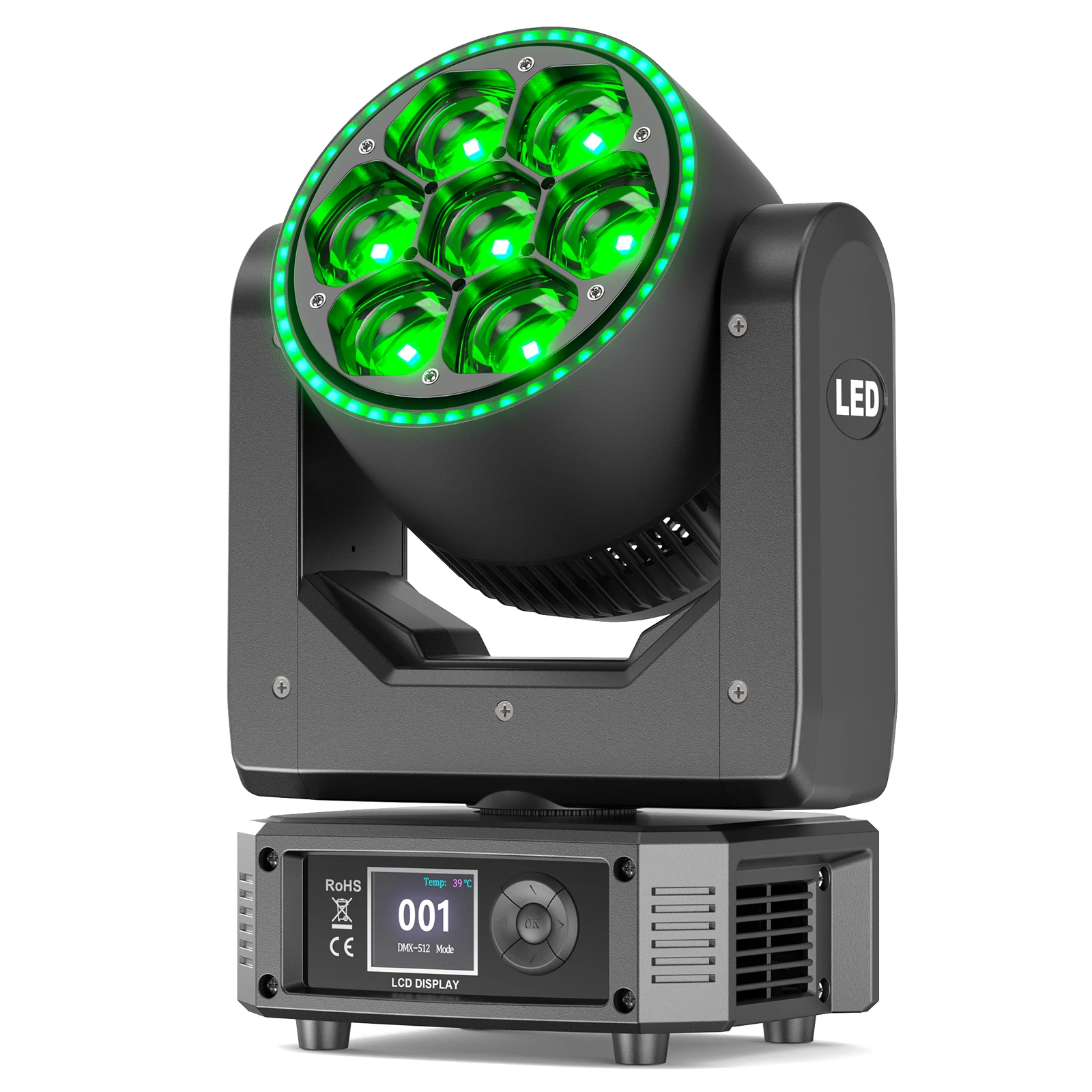 Datewink 300W Beam Moving Head Lights With Light Strip RGBW LED Focusing Bee's Eye Stage Lighting DMX For DJ Disco Wedding Party
Datewink 300W Beam Moving Head Lights With Light Strip RGBW LED Focusing Bee's Eye Stage Lighting DMX For DJ Disco Wedding Party