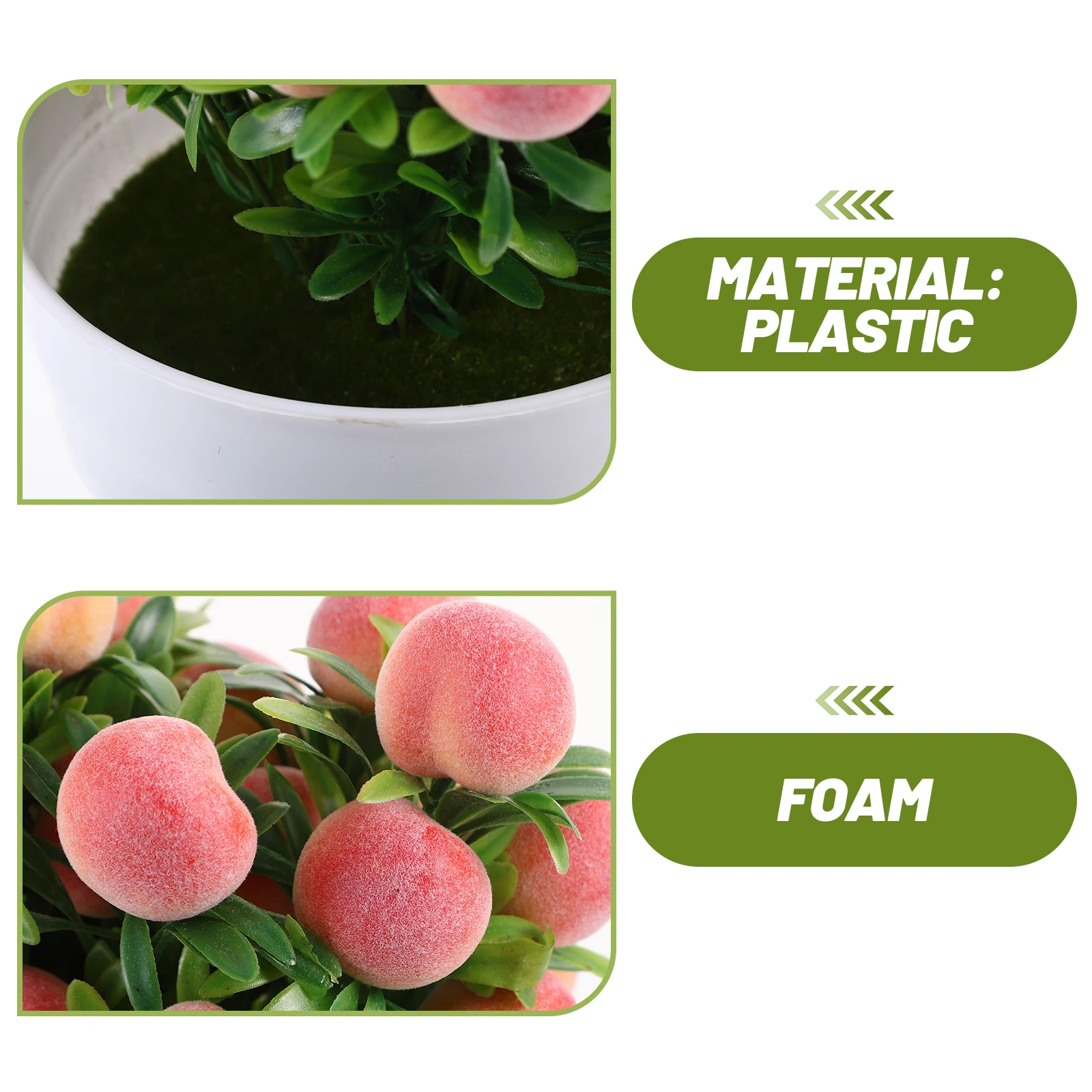 Vivid Realistic Artificial Potted Peach Tree Bonsai Decor Small Faux Plants For Indoor Outdoor Home Office Bedroom Decorative
Vivid Realistic Artificial Potted Peach Tree Bonsai Decor Small Faux Plants For Indoor Outdoor Home Office Bedroom Decorative