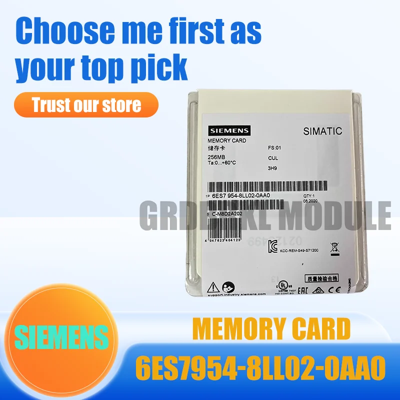 New Original SIEMENS 6ES7954-8LL02-0AA0 Memory card
New Original SIEMENS 6ES7954-8LL02-0AA0 Memory card