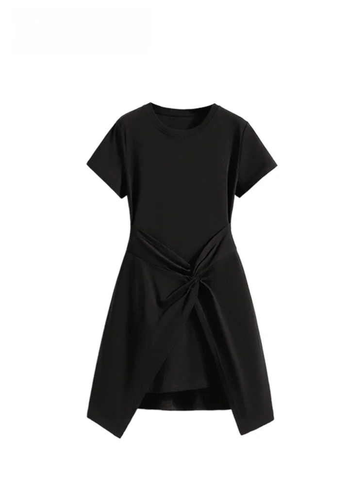 plus Size Women's Short Sleeve Dress Summer Commute Style Casual Loose Fit Uneven Hemline Versatile plus Size Dress
plus Size Women's Short Sleeve Dress Summer Commute Style Casual Loose Fit Uneven Hemline Versatile plus Size Dress