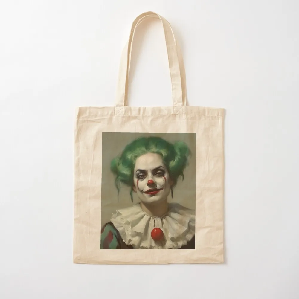 Clown woman dark oil painting halloween Tote Bag tote bag shopping cart bags Woman shopper bag Big women
Clown woman dark oil painting halloween Tote Bag tote bag shopping cart bags Woman shopper bag Big women