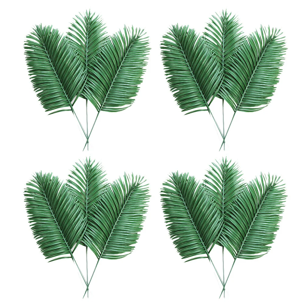 12Pcs Artificial Green Palm Leaves Faux Tropical Plant Wedding Home Party Decoration Artificial Tropical Palm Leaves 
12Pcs Artificial Green Palm Leaves Faux Tropical Plant Wedding Home Party Decoration Artificial Tropical Palm Leaves