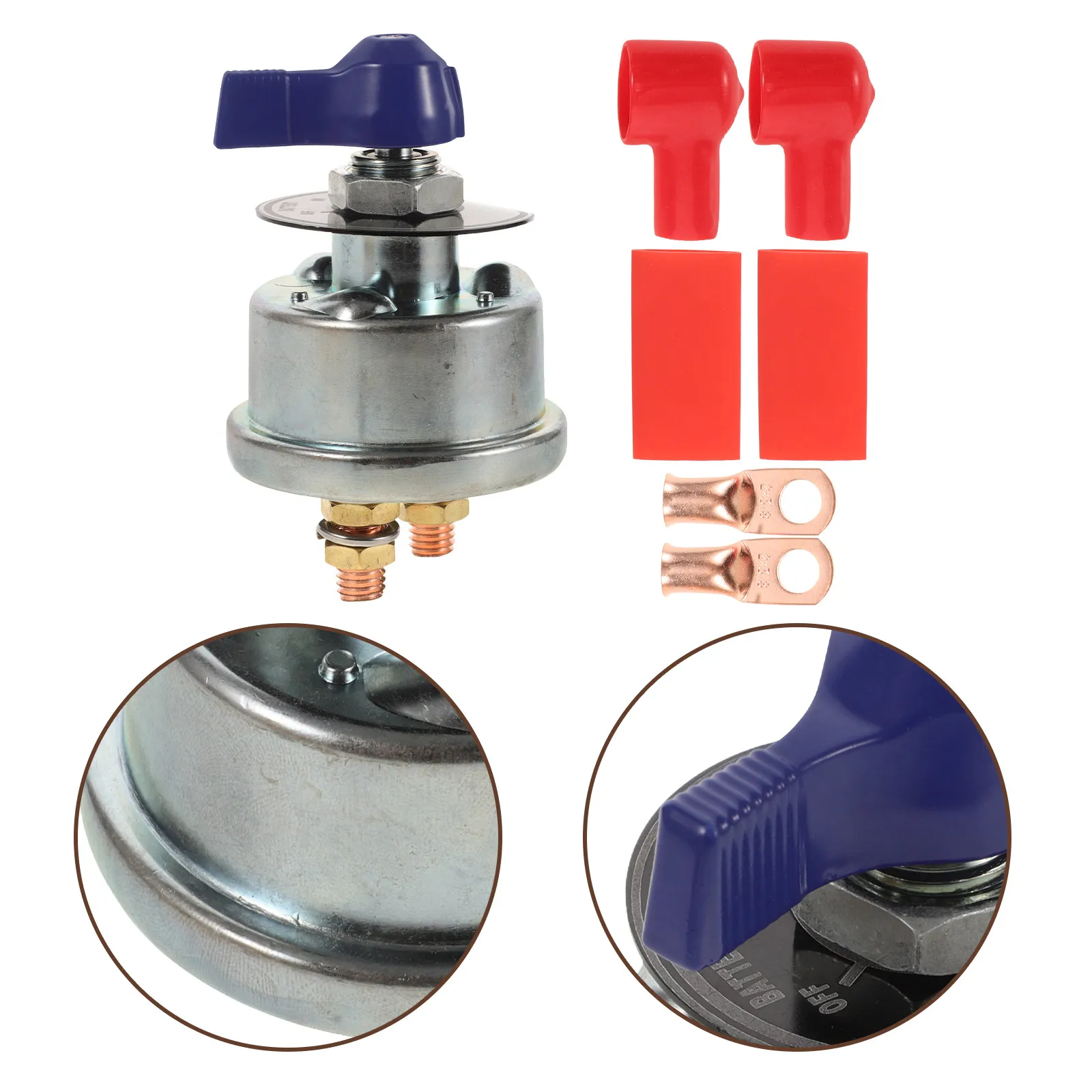 Power Disconnect Switch Heavy Duty Metal Leakproof Battery Cut Off Switch for Rv Marine Construction Vehicles Motorhome Campers
Power Disconnect Switch Heavy Duty Metal Leakproof Battery Cut Off Switch for Rv Marine Construction Vehicles Motorhome Campers