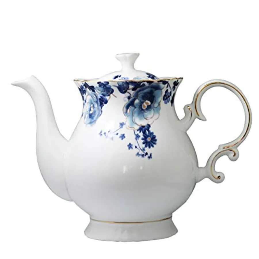 European Style Ceramic Flower Teapot Coffee Pot Water Pot Porcelain Gift Large 5.5 Cups 1
European Style Ceramic Flower Teapot Coffee Pot Water Pot Porcelain Gift Large 5.5 Cups 1