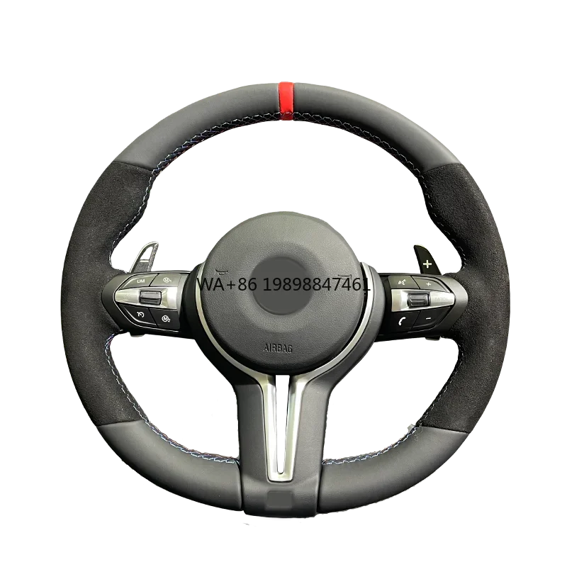 Sporty Alcantara Suede Steering Wheel for BMWs F02F06F07F10F30F35F36F46F23F20F52F48F49F39F25F26F15F16
Sporty Alcantara Suede Steering Wheel for BMWs F02F06F07F10F30F35F36F46F23F20F52F48F49F39F25F26F15F16