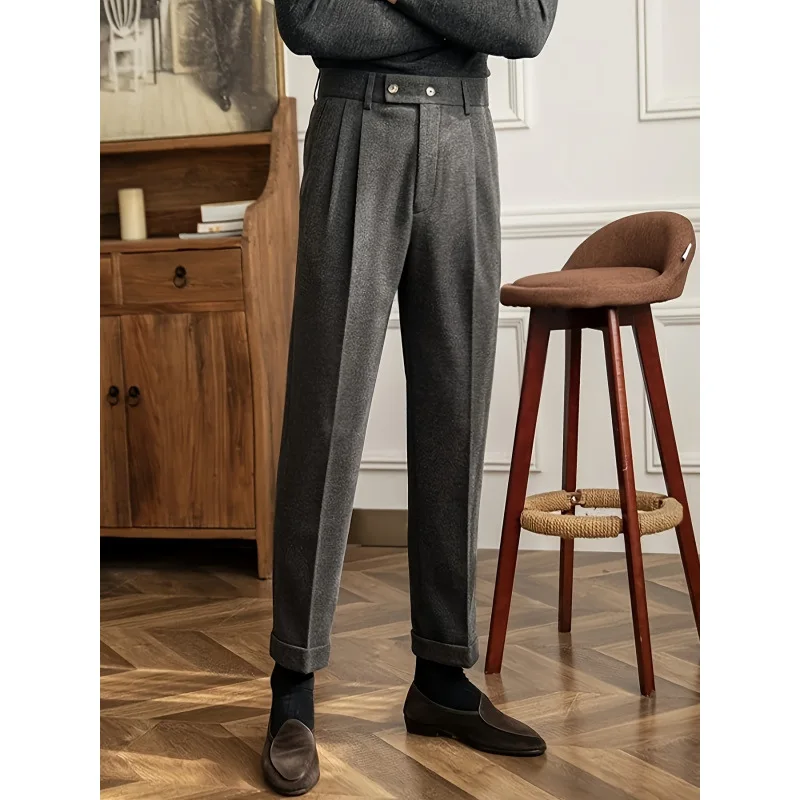 Business Woolen Pants Y 16164 Men's Large Size Casual Fashion Trousers for Office Wear Spring Season No Brand Registered
Business Woolen Pants Y 16164 Men's Large Size Casual Fashion Trousers for Office Wear Spring Season No Brand Registered