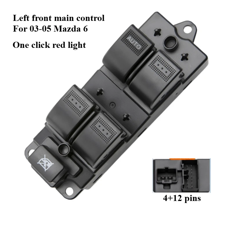 For 03-05 Models Old Mazda 6 Glass Lifter Switch Assembly Window Control Accessories 1pcs
For 03-05 Models Old Mazda 6 Glass Lifter Switch Assembly Window Control Accessories 1pcs